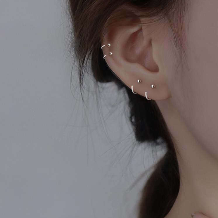 Anting Baja Titanium Korea Selatan Anting Tulang Telinga Baru Anting Aksesoris Hadiah