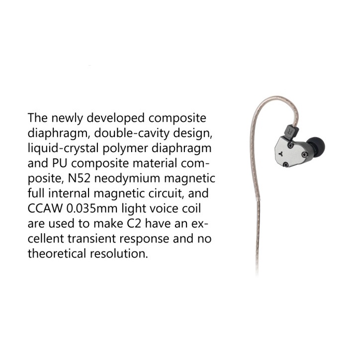 Tin HiFi C2 Mech Warrior LCP In Ear Earphone Monitor