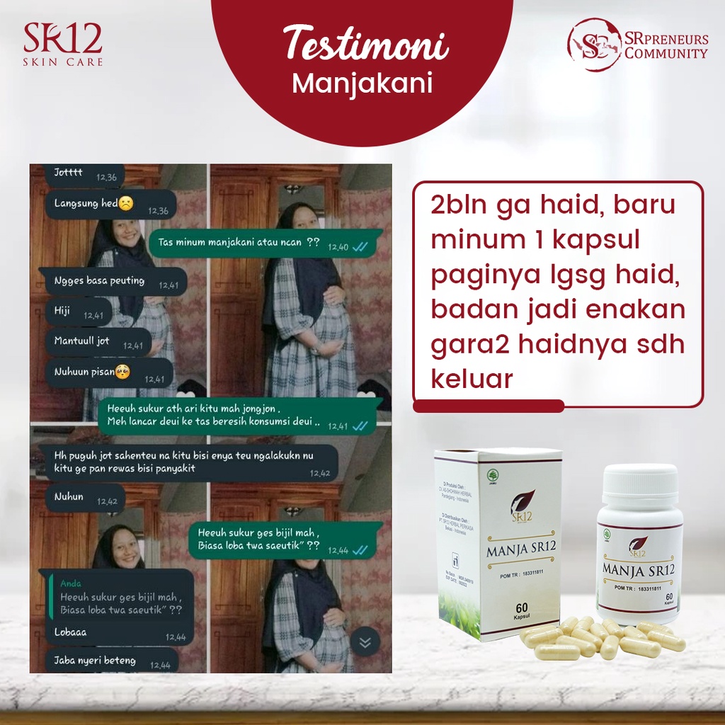 SR12 PAKET PROMIL GOMILKU/ PROGRAM KEHAMILAN / MEMBANTU MEMPERCEPAT PROSES KEHAMILAN