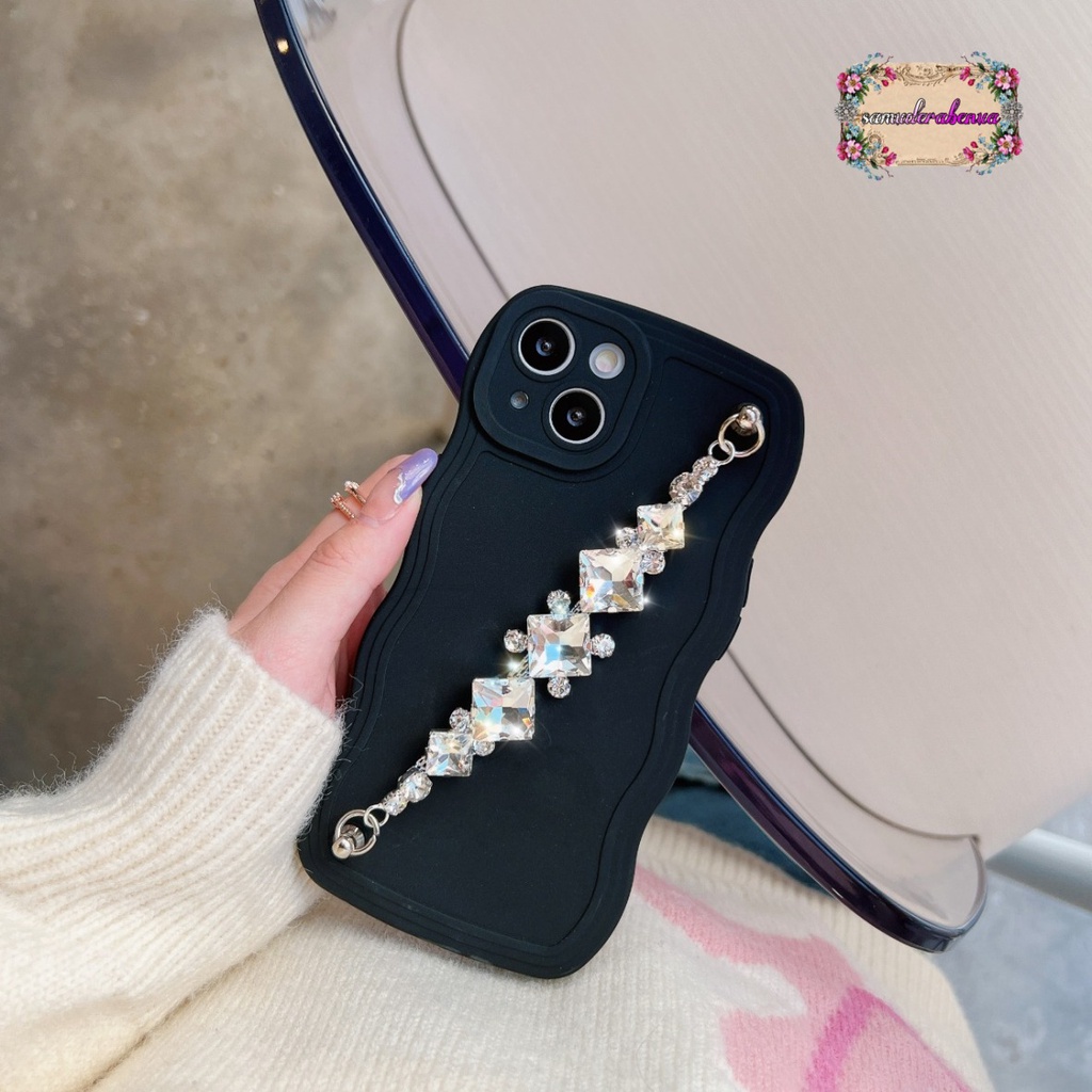 GC03 SOFTCASE GELOMBANG RANTAI DIAMOND FOR REALME C2 C1 3 5 5I 5S 8 8I 9 PRO PLUS 10 C11 C12 C25 C15 C17 7I C20 C11 2021 C21Y C25Y C30 C31 C33 C35 V23 NARZO 20 50I 50A PRIME SB4735