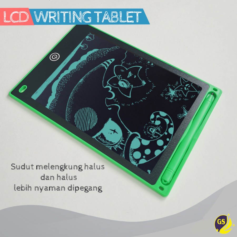 COD Drawing Writing Tablet 8.5&quot; Papan Tulis LCD Anak Dewasa Board writing pad P45 Board Digital Pad Edukasi Pen Gambar Easy Writting 8,5&quot; Tab untuk Anak