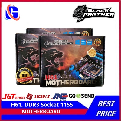 MOTHERBOARD BLACK PANTHER H61, DDR3 Socket 1155