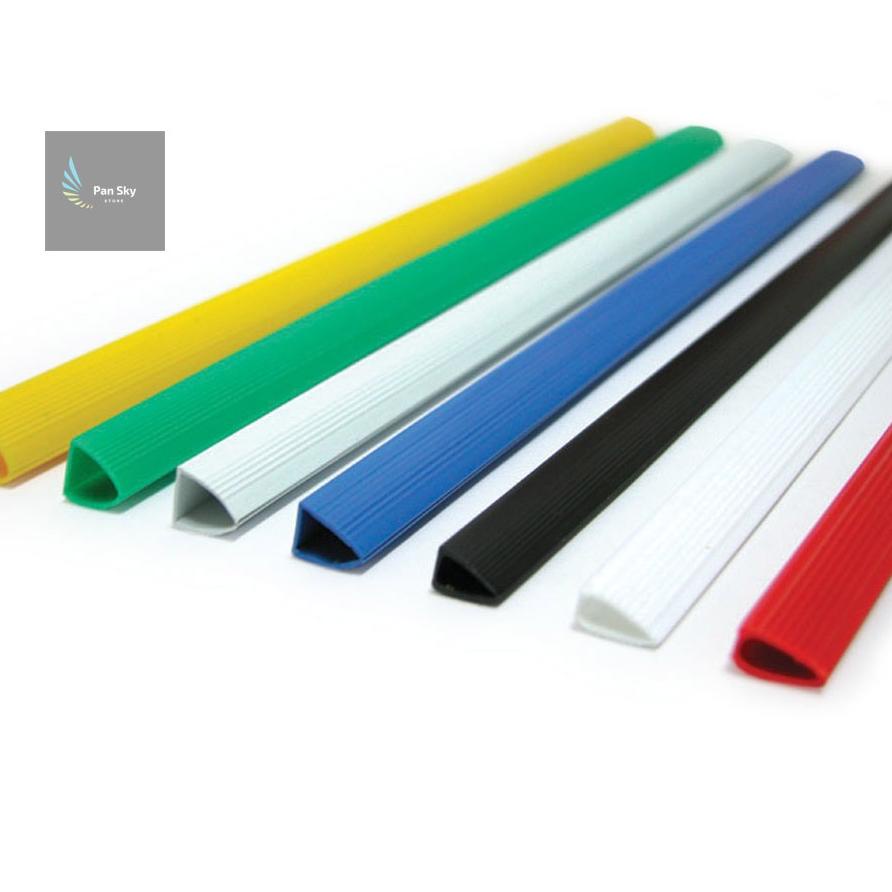 

Grosir Terjamin Slide Binder 6 mm x 297 mm (A4) Tulang Jilid / Clipping pack isi 10 pcs