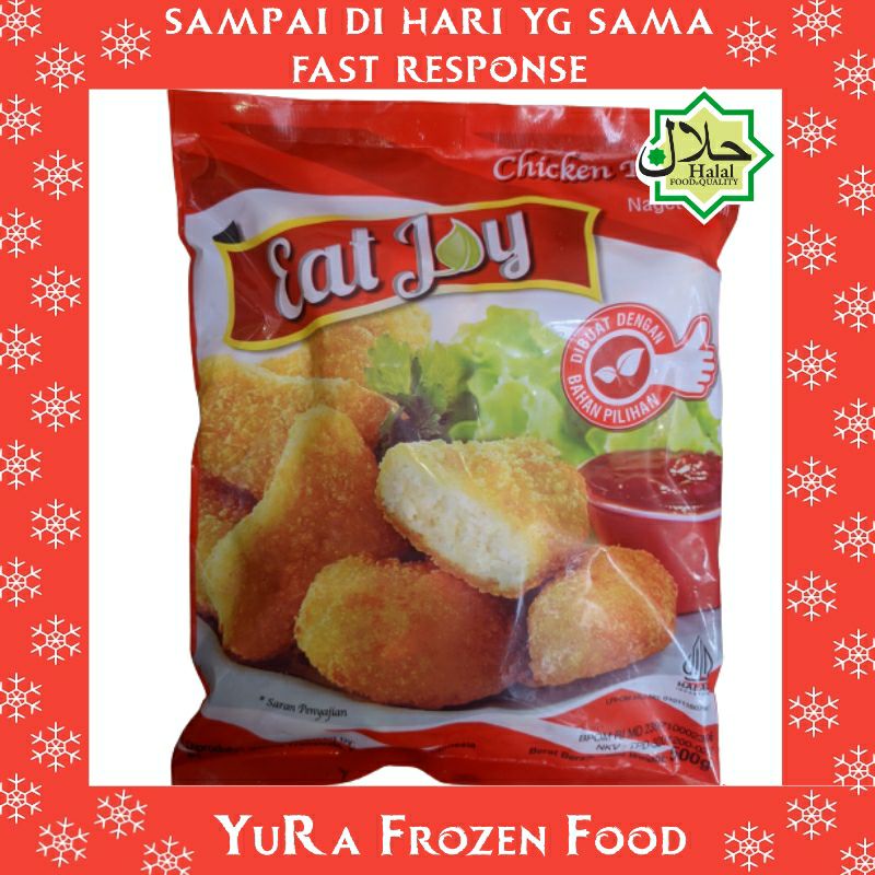 

EAT JOY Chicken Nugget 500 gr Naget Ayam