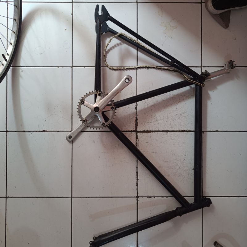 Frame set Fixie Lokal ukuran L 52