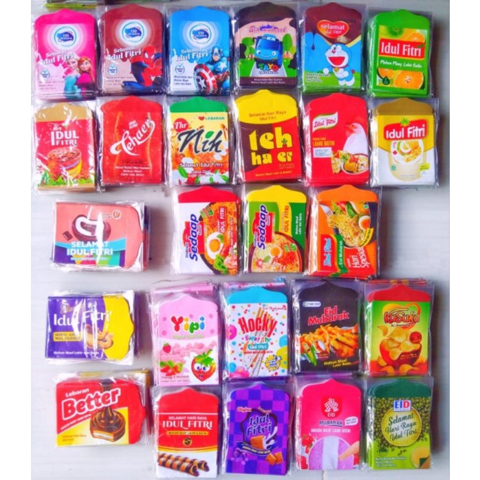 

Amplop lebaran Kecil Snack Jajanan (isi10)