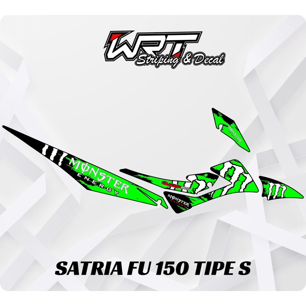 Striping Satria FU Tipe S-Stiker Decal Satria FU 150 Tipe S Terbaru