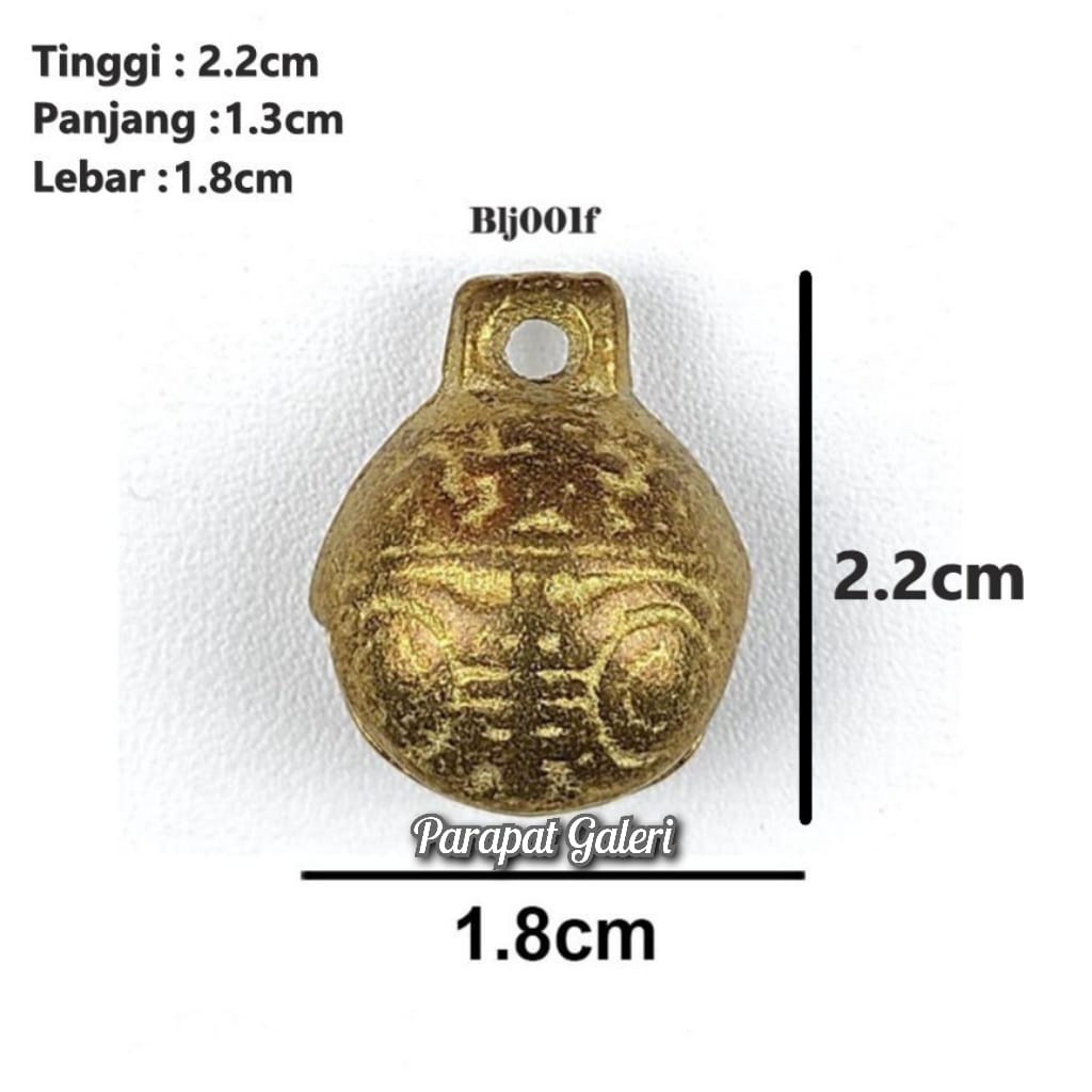 Lonceng Bell Kerincingan Kuningan Import Harga 1pc - Lonceng kalung Kucing - Anjing - Hewan peliharaan