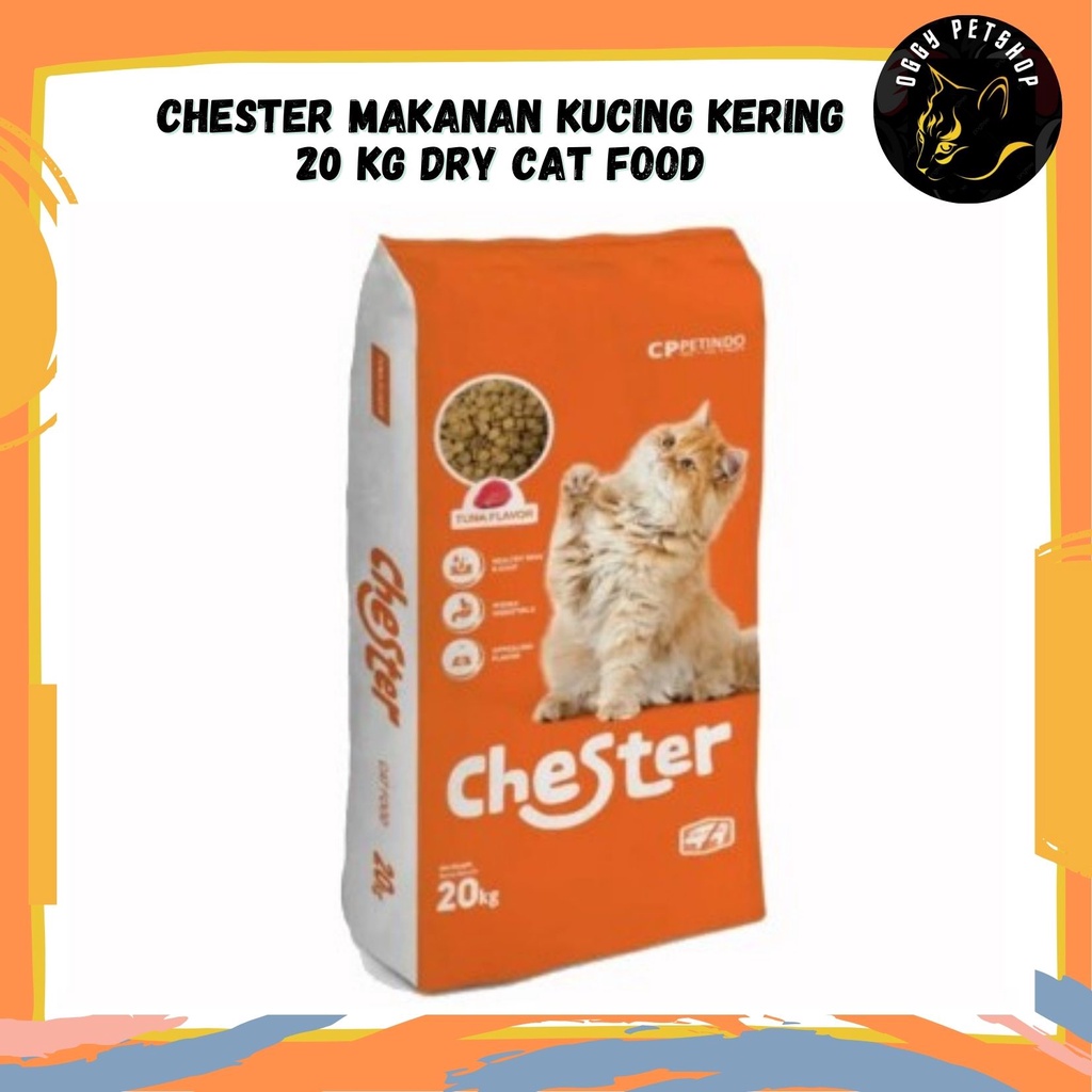 { KHUSUS GOJEK/GRAB } CHESTER makanan kucing kering 20 kg dry cat food