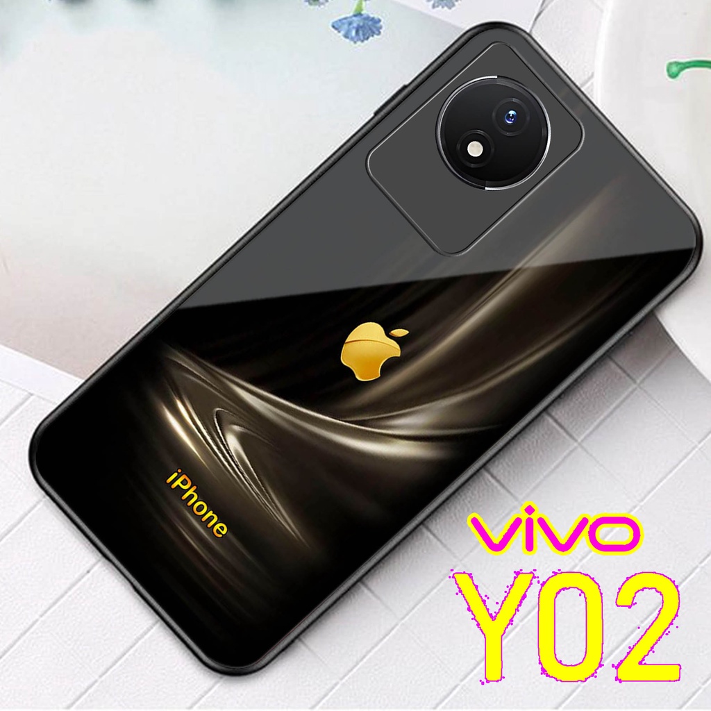 {H02} Softcase Kaca VIVO Y02 - Casing Hp VIVO Y02 - Case Hp VIVO Y02 - Softcase Vivo Y02
