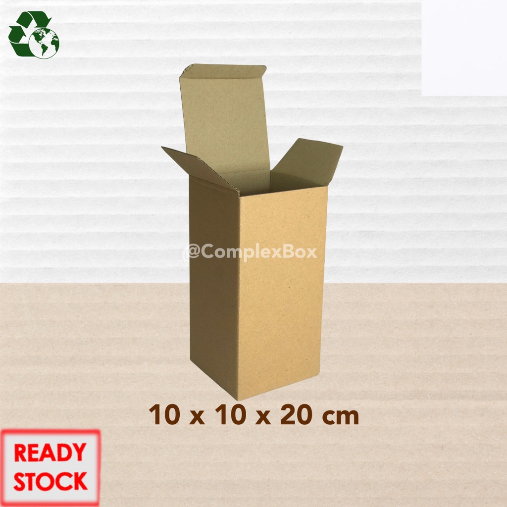 

Kardus Box Polos BARU 10x10x20 cm Packing Packaging (10 x 10 x 20 cm)