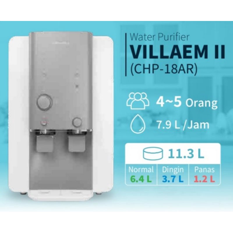 Coway Water Purifier Villaem Dispenser Filter Air RO pKet 36