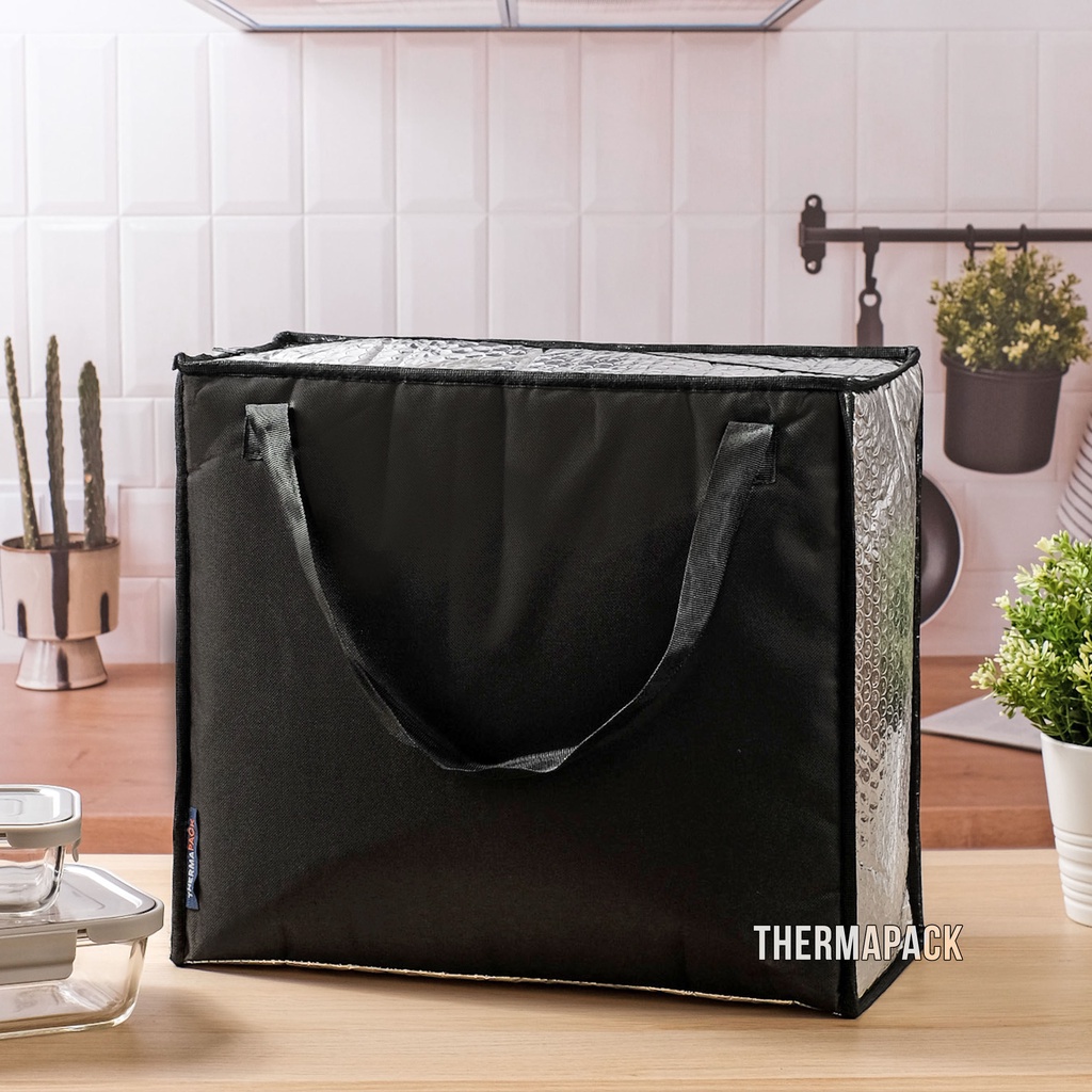 ThermaPack Insulated Premium Shopping Bag | Tas Aluminium - Size L