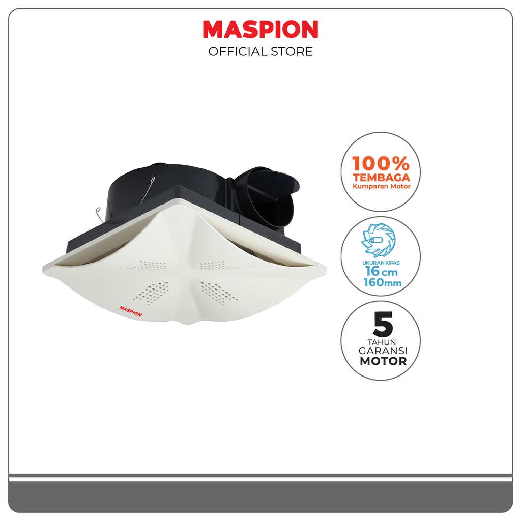 Maspion Ventilating Exhaust Fan Kipas Angin 6 Inch MV-1601 EX