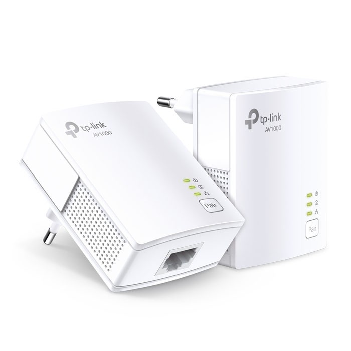 TP-LINK TL-PA7017KIT Gigabit Powerline Adapter Starter Kit AV1000