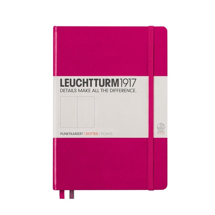 

Leuchtturm1917 Hard Cover Medium Notebook, Dots, A5