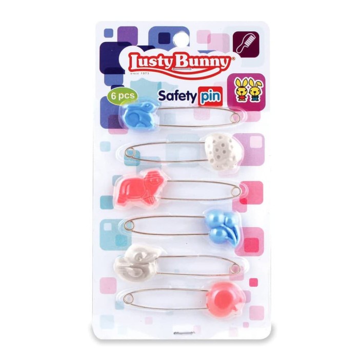 Willsen Lusty Bunny DK-7701 Safety Pins Peniti isi 6