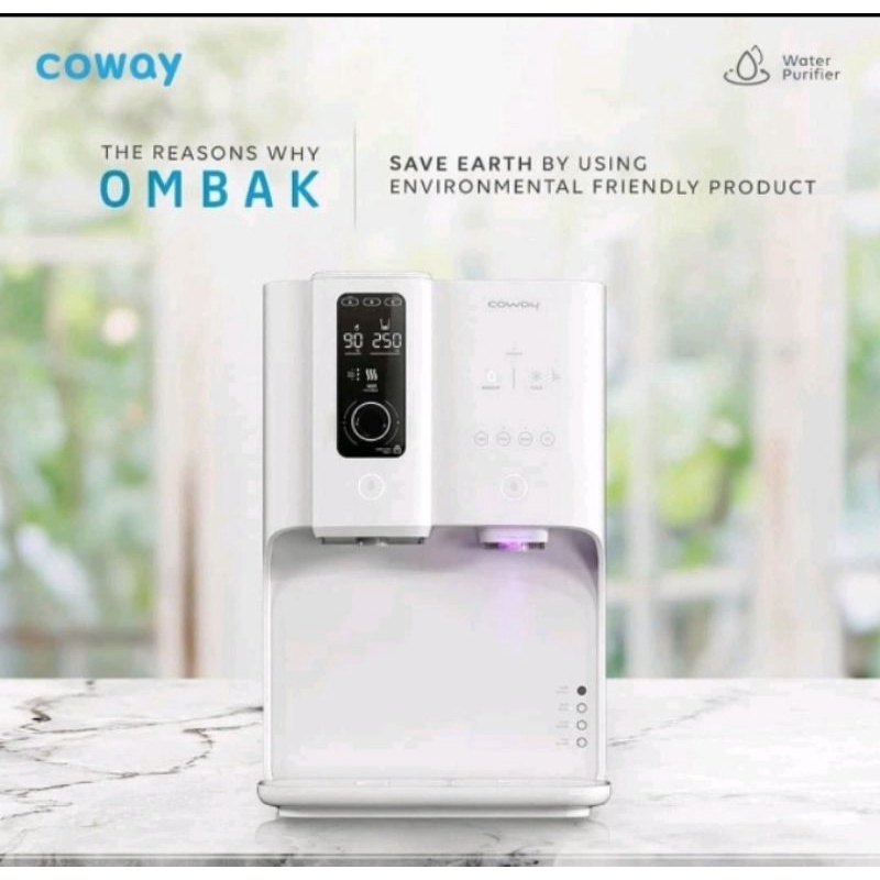 Jual COWAY WATER PURIFIER OMBAK,TOUCHSCREEN, CICILAN 60 X Shopee Indonesia