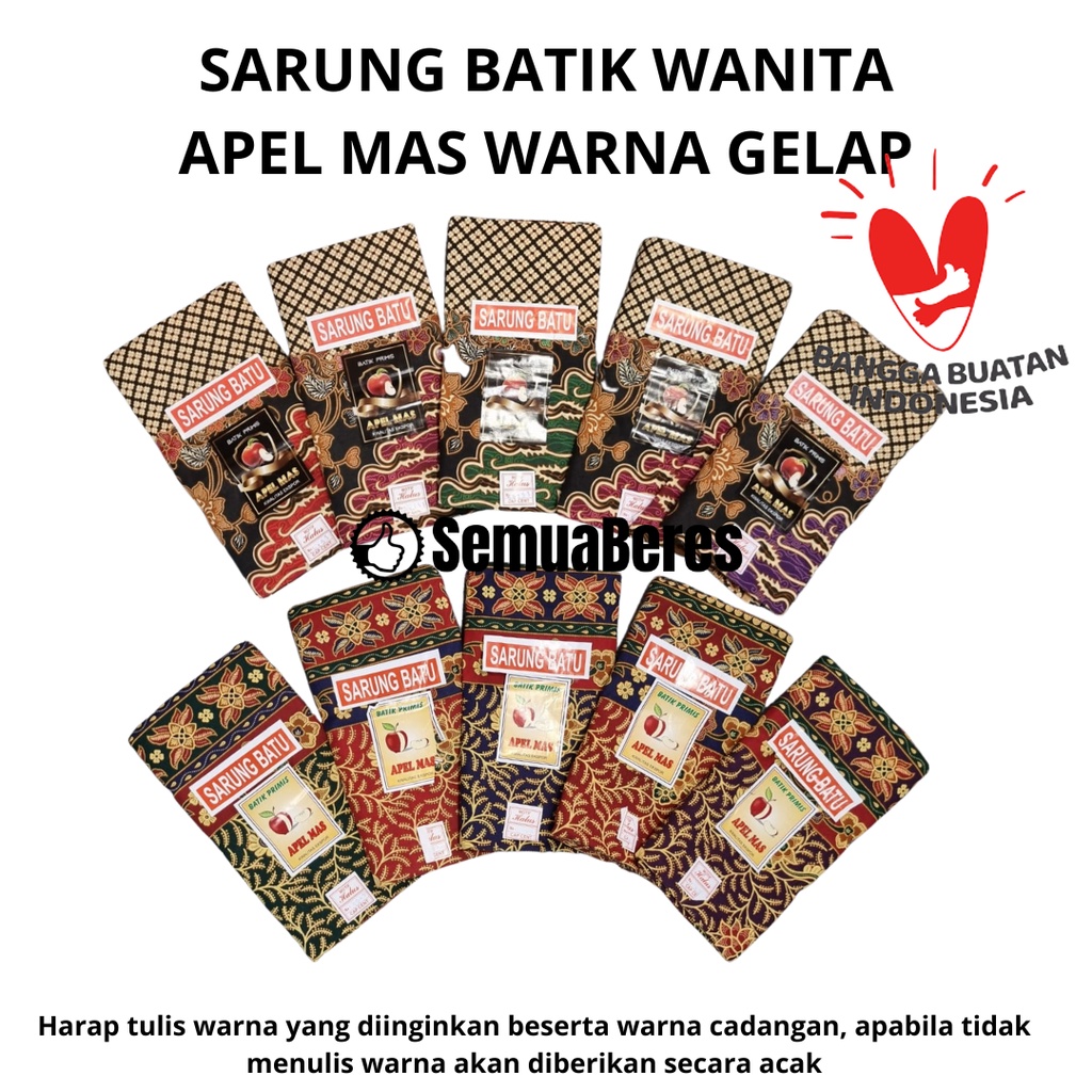 Sarung Batik Perempuan / Sarung Batu / Batik Halus