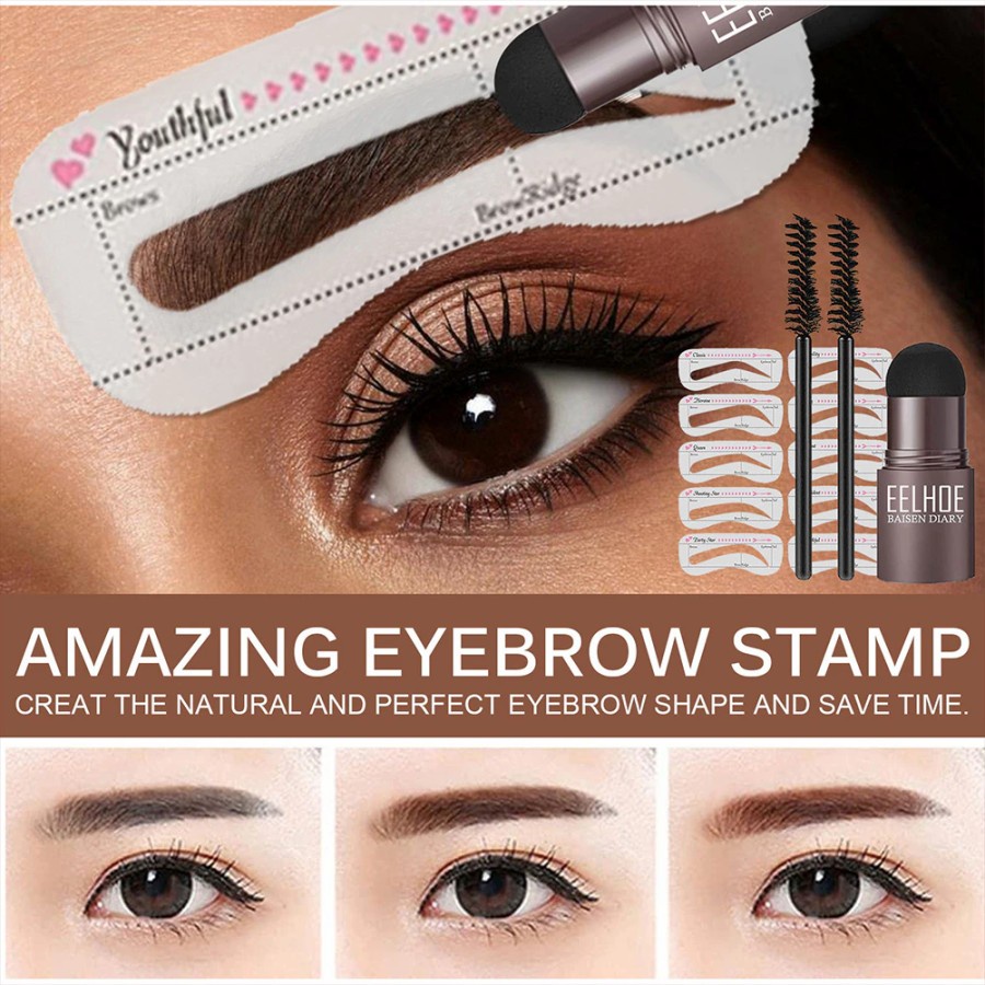 LS IBCCCNDC Eyebrow Powder Eyebrow Stamp Stempel Alis Cetakan Instant