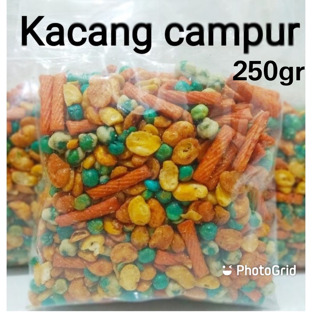 

[250gr] KACANG CAMPUR 250gr - MURAH - KACANG KORO BOGOR BALADO ORIGINAL ARCIS