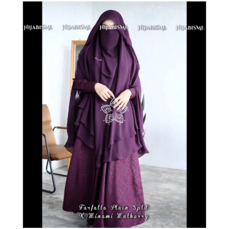 Khimar farfalla handsplit by hijabisme