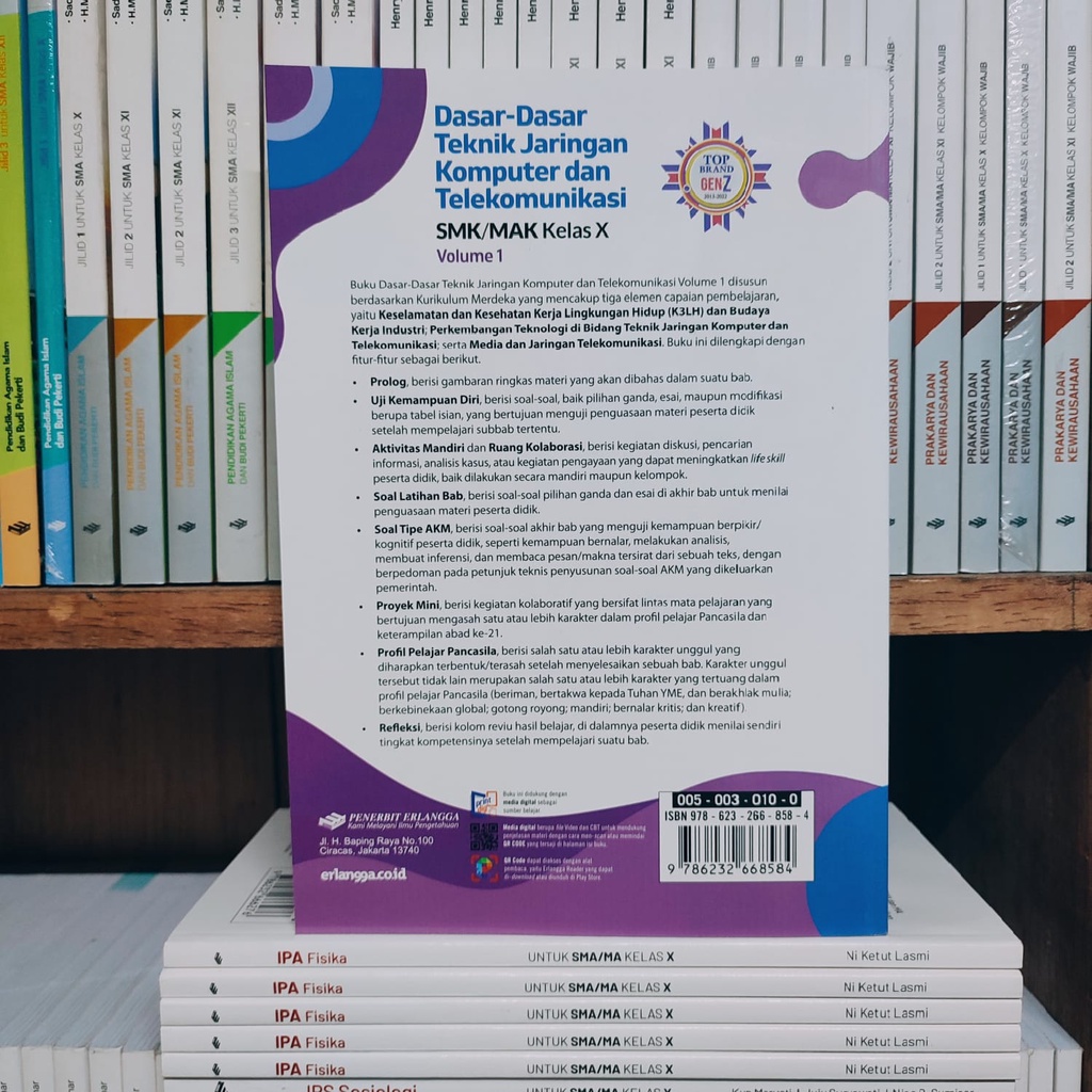 Dasar Dasar Teknik Jaringan Komputer Kelas 1 SMK Kurikulum Merdeka Erlangga