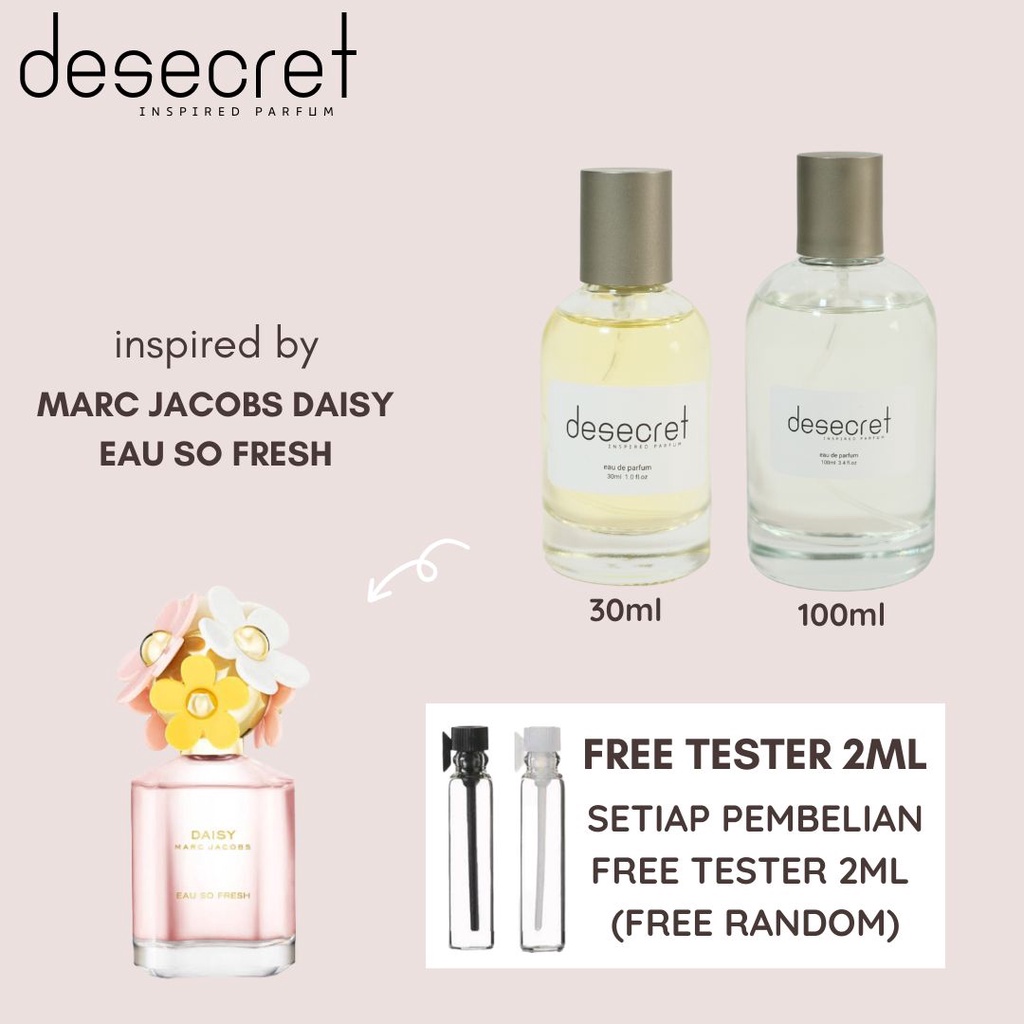 Desecret Parfum Marc Jacobs Daisy Eau So Fresh - Inspired - WANITA