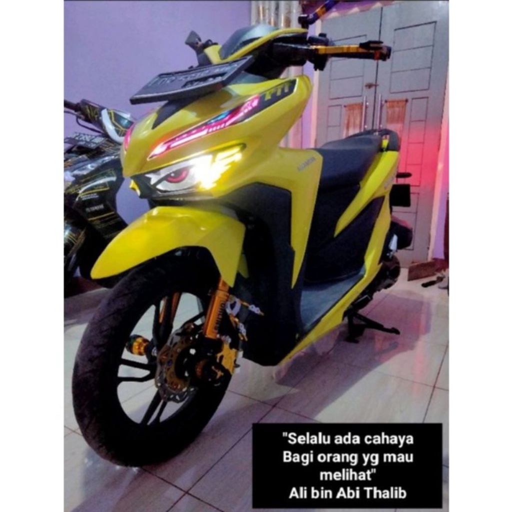 Stiker lampu vario 125/150cc