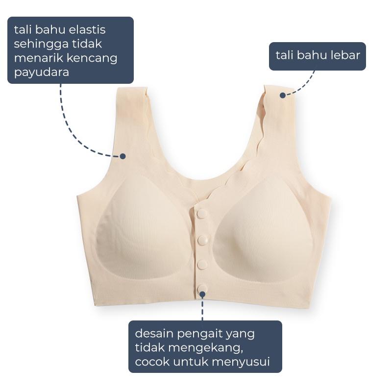 MOOIMOM MURAH BH MENYUSUI AIR BUCKLE MATERNITY AND NURSING BRA