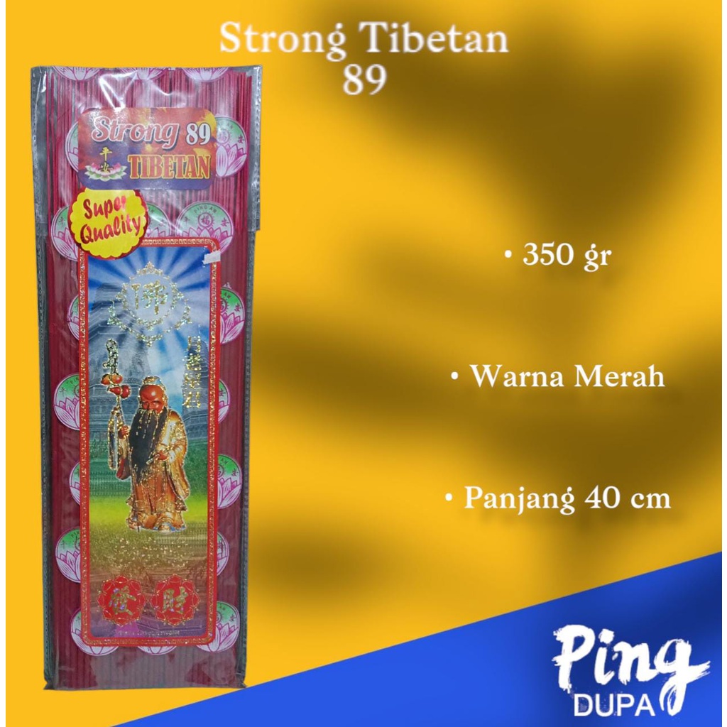 Dupa Dewa Bumi Wangi Tibetan Strong Aroma Kemasan Hio 350 Gram