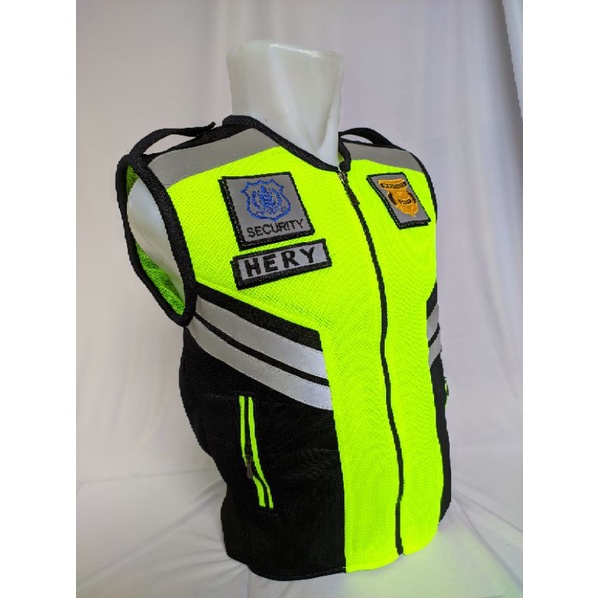 rompi security jala tebal/rompi security terbaru