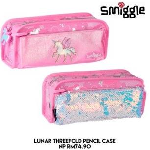 

SMIGGLE LUNAR THREEFOLD PENCIL CASE/KOTAK PENSIL SMIGGLE UH654OIK