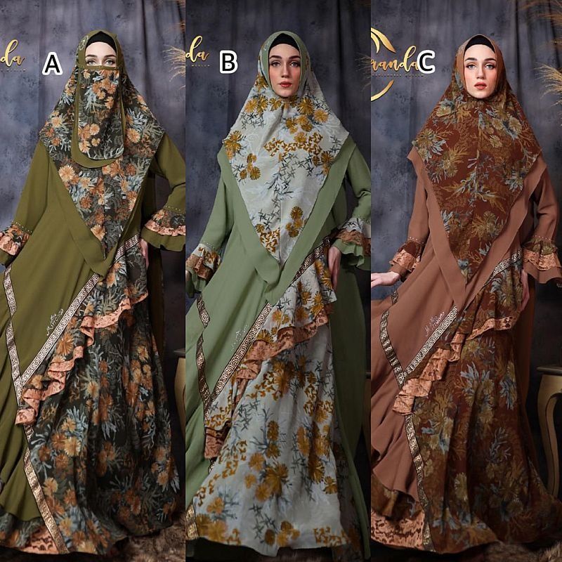 DHEA BOUTIQUE/DHEAAFIECCENA   ready stok siap kirim SALIMA SYARI/SYARI PREMIUM ORIGINAL/SYARI REMPEL