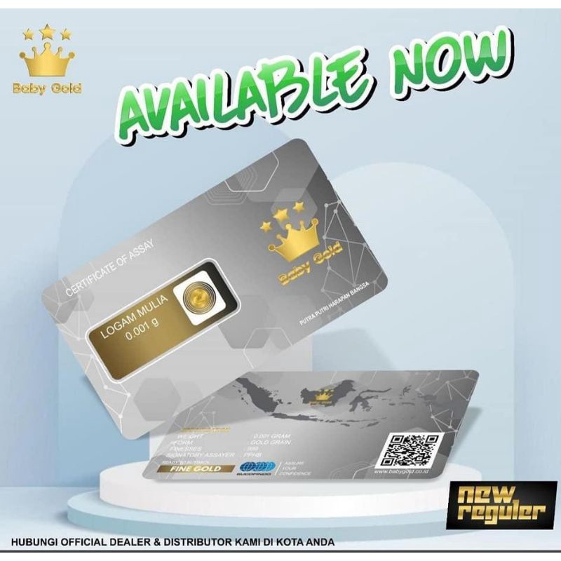 EMAS MINI BABY GOLD 0,001 GRAM 24 KARAT