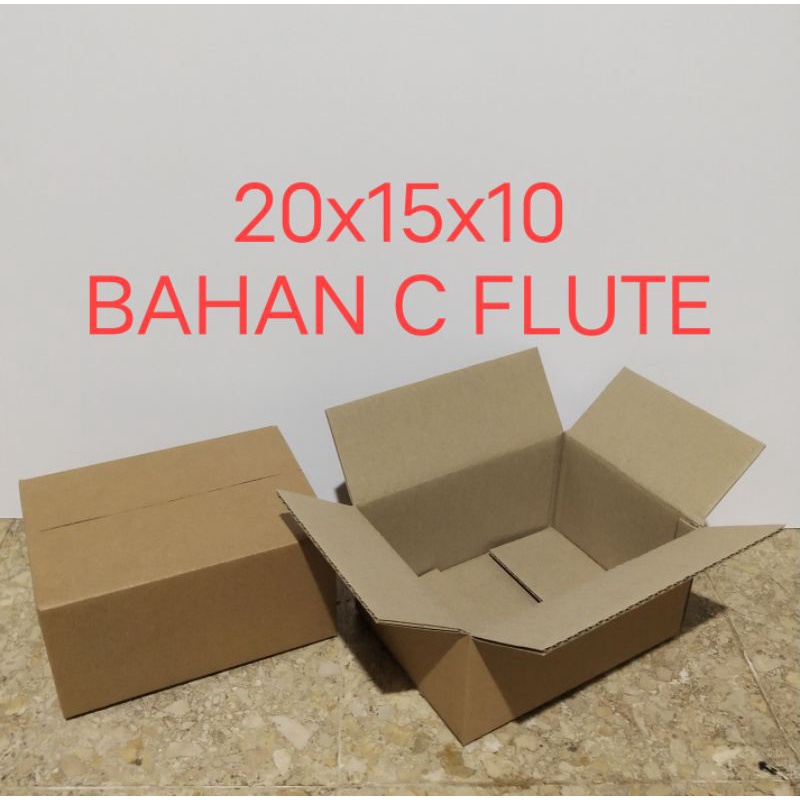 

kardus box bok, packing 20x15x10cm bahan baru