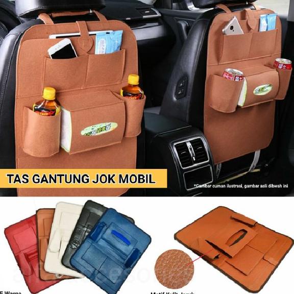 TAS GANTUNG JOK MOBIL - Tas Jok Mobil - Car seat organizer