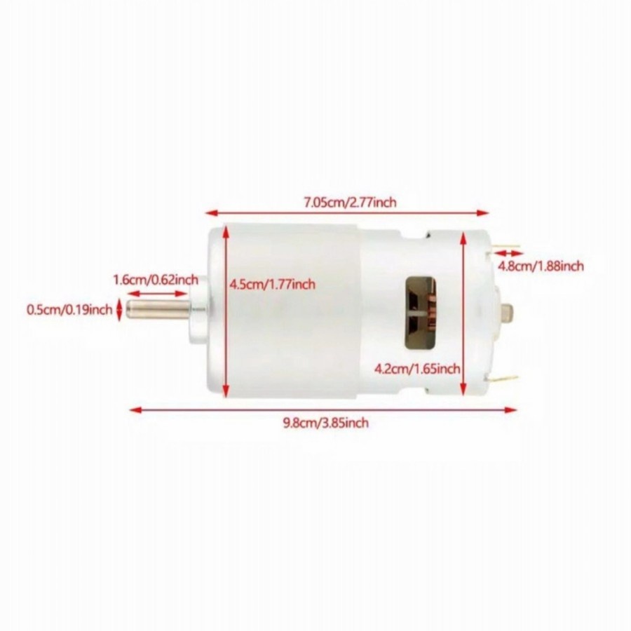 Type LS 775 Fan Motor DC 12 Volt High Speed &amp; Torsi Dinamo