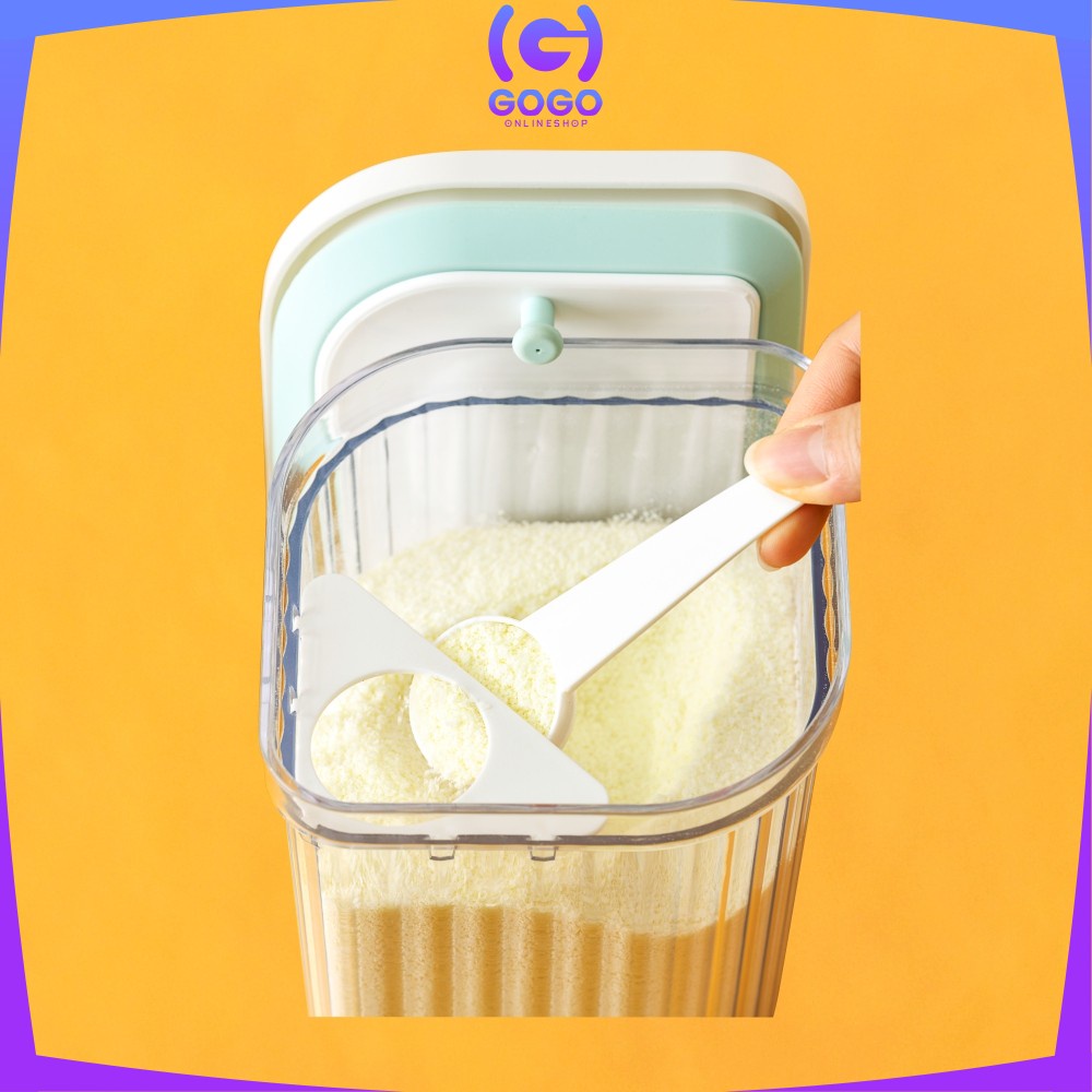 GOGO-C763 Kotak Susu Bubuk Bayi Container Tempat Wadah Susu / Toples Kotak Penyimpanan Makanan Kedap Udara Serbaguna