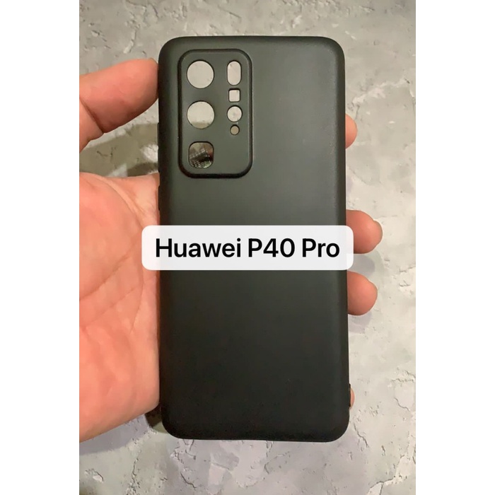 Case HP Soft Macaron Black Huawei Nova 7 9 Mate 40 P40 Pro Black PC HW MATE 40PRO CasinG AGH