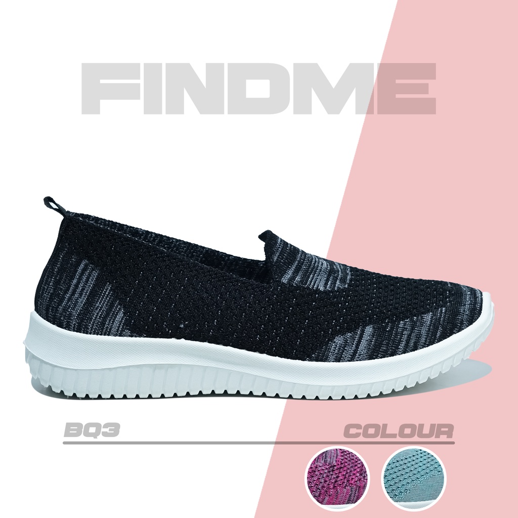 SNEAKERS TANPA TALI WANITA NYAMAN IMPORT SOLE ANTI SLIP MAMA REMAJA MUDA LARI SPORT BQ3