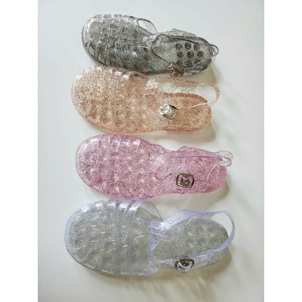 Sandal Jelly Shoes Kids Meisha Gliter Transparan Kids and Moms Sepatu Sandal Jelly Anak Import gladiator