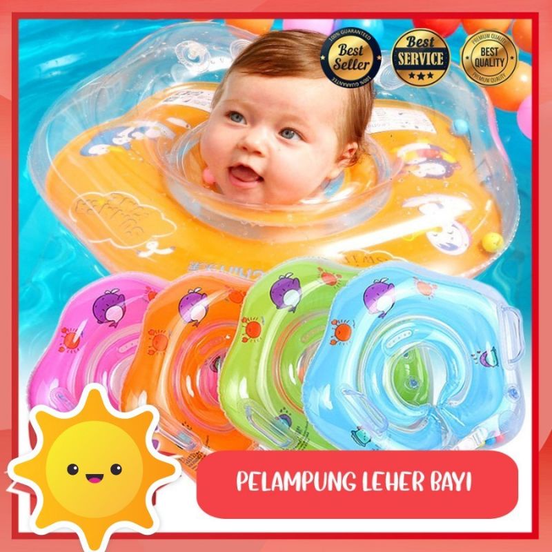 NECK RING BAYI PELAMPUNG RENANG ANAK BAN LEHER BABY NECKRING SWIM BAJU