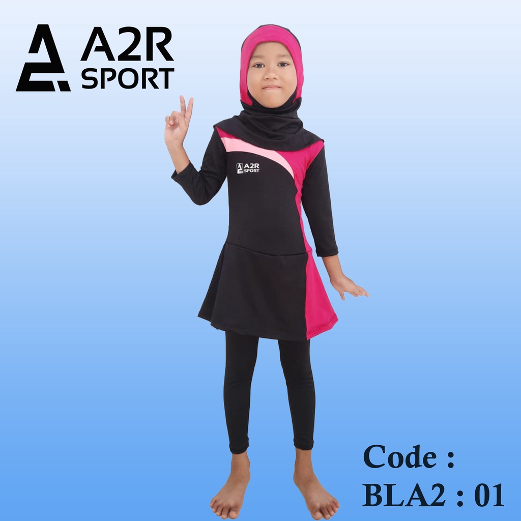 A2R Sport - Blouse 2 TK Baju Renang Anak Perempuan Muslim