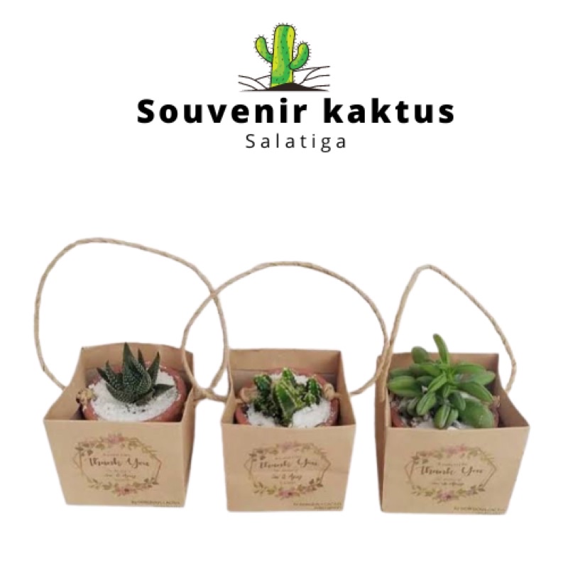

souvenir kaktus paperbag