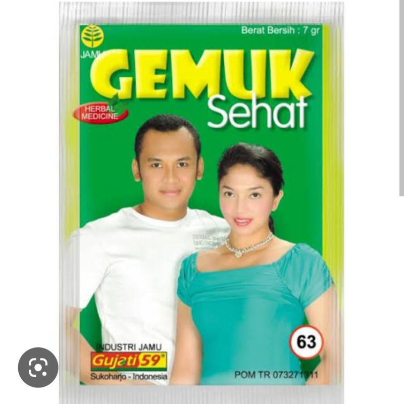 

JAMU GEMUK SEHAT GUJATI (isi 10 sachet)