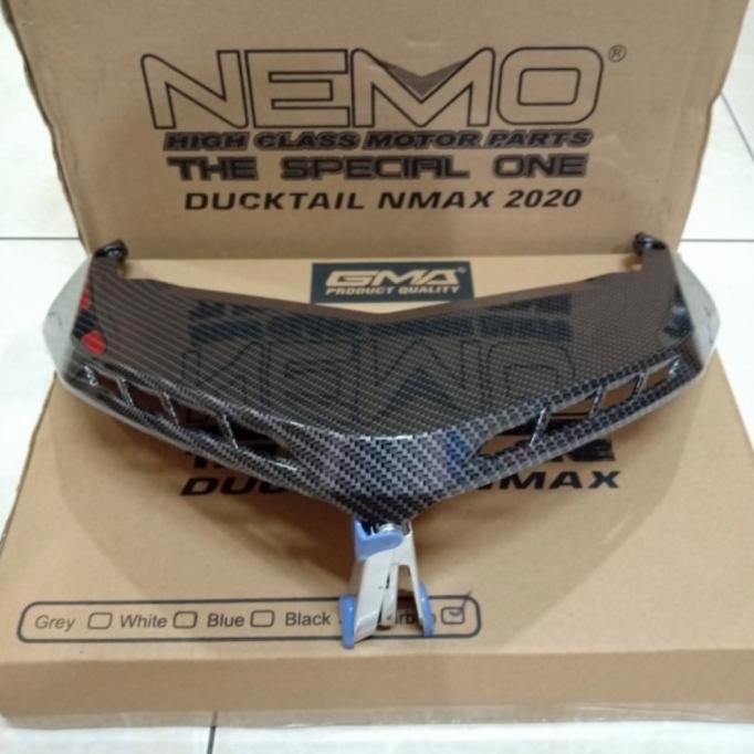 Ducktail New Nmax 2020 Carbon Nemo Sirip Lampu Belakang New Nmax Nemo Kode 060