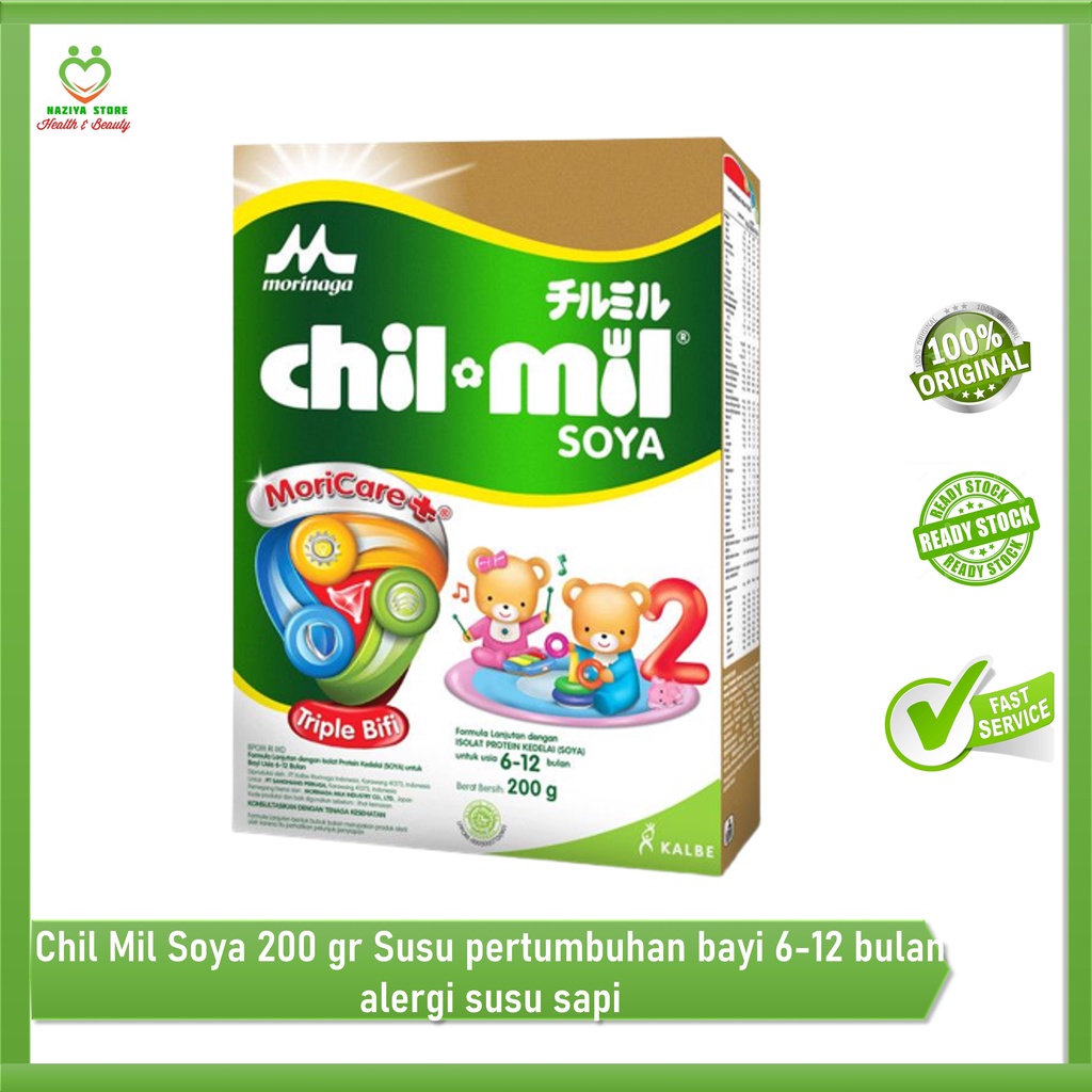 CHIL MIL SOYA 200 gr Susu bayi 6-12 bulan alergi susu sapi