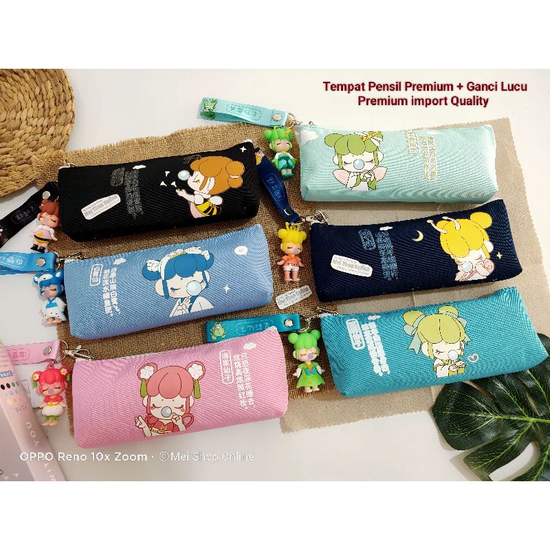 

Tempat Pensil Canvas Dompet Bahan Bagus Premium Quality FREE GANTUNGAN KUNCI