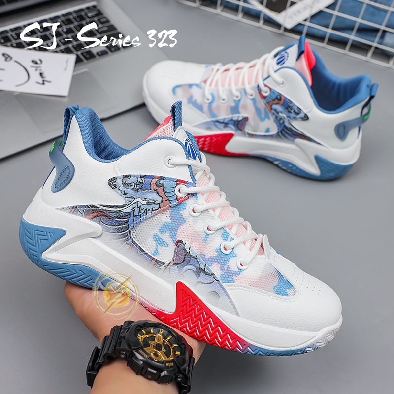 [OOS] Sepatu Sneakers Pria Keren dan Trendy dengan Motif Unik Cakep Kualitas Import Premium -323